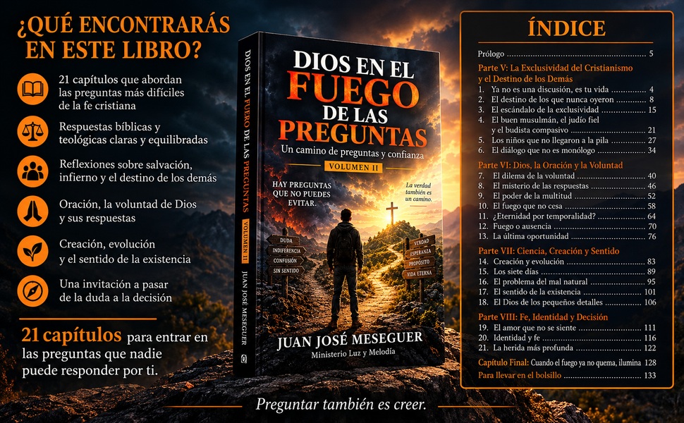 Vista previa de Dios en el fuego de las preguntas — Volumen II